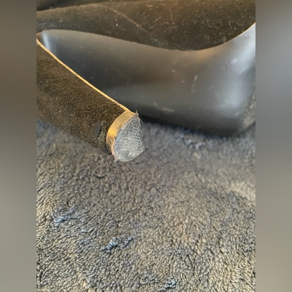 Knee-high suede women high heel boots size 8.5M - Picture 5 of 6